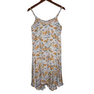 Entro Retro Floral Spring / Summer Sleeveless Dress Size Small